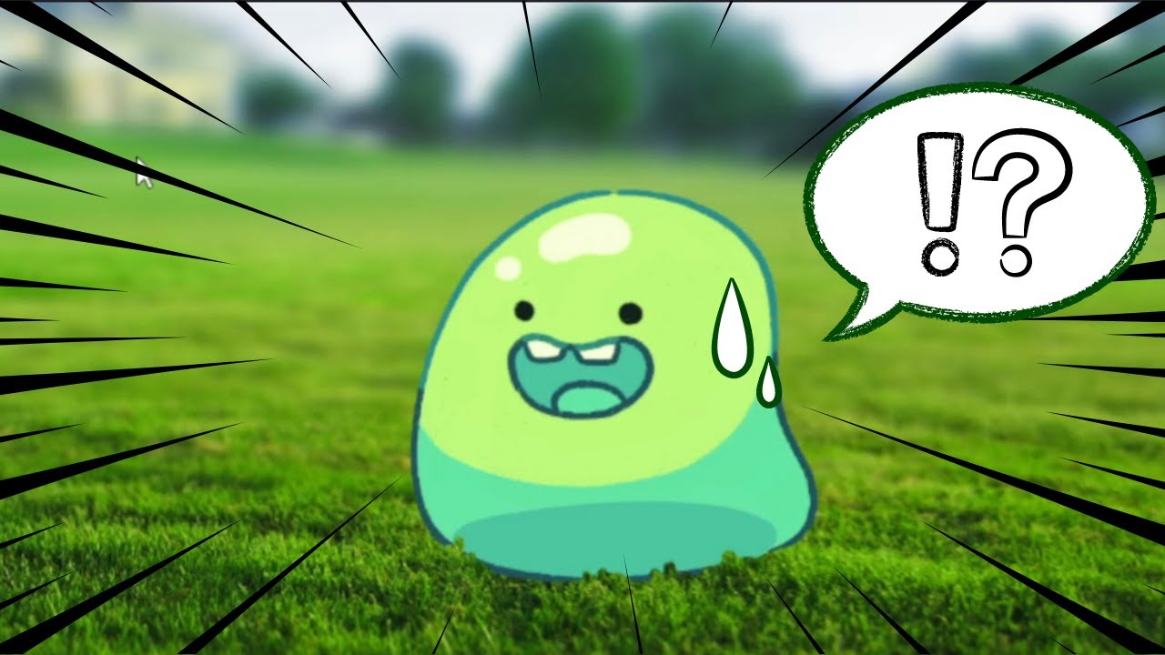 It that a booger or slime?! 