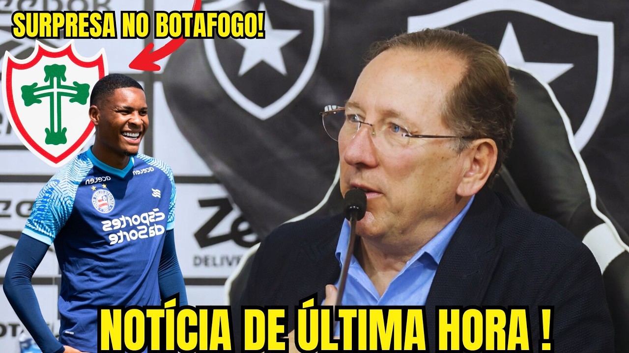 😳 SURPRESA NO BOTAFOGO! DIRETORIA AGE EM SILÊNCIO E ENCAMINHA NOVO REFORÇO ⚫⚪🔥