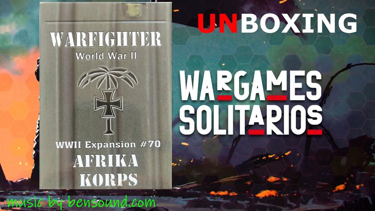 Warfighter North Africa. Expansión Afrika Korps. Unboxing.