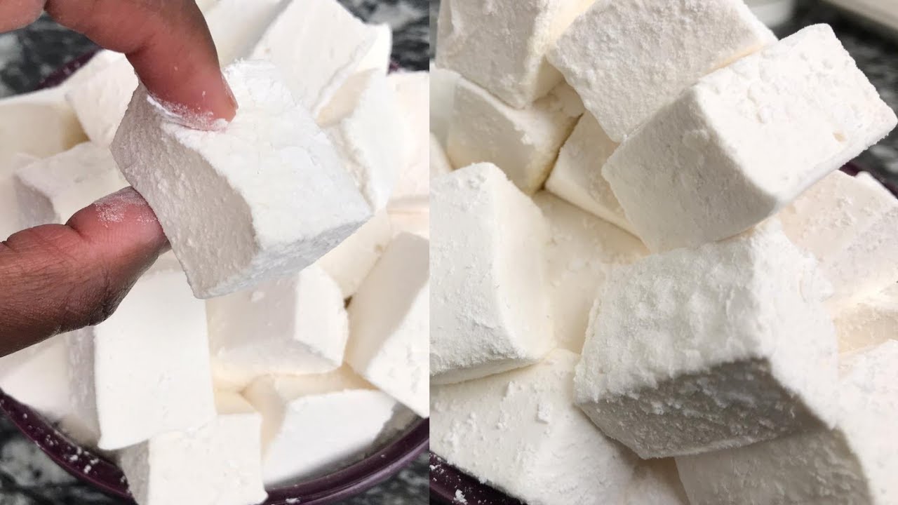 Honey Marshmallows | Without Corn Syrup | Tastie Dine