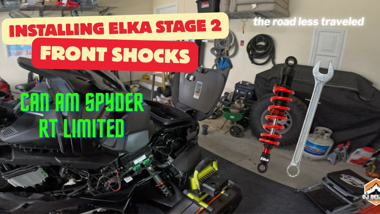 Installing Elka Stage 2 Shocks on My Can-Am Spyder RT Limited