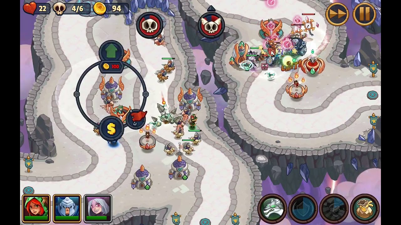 Realm Defense | World 4 | Level 114 | Campaign Mode | Weak Heroes| 3 Stars | No Spells