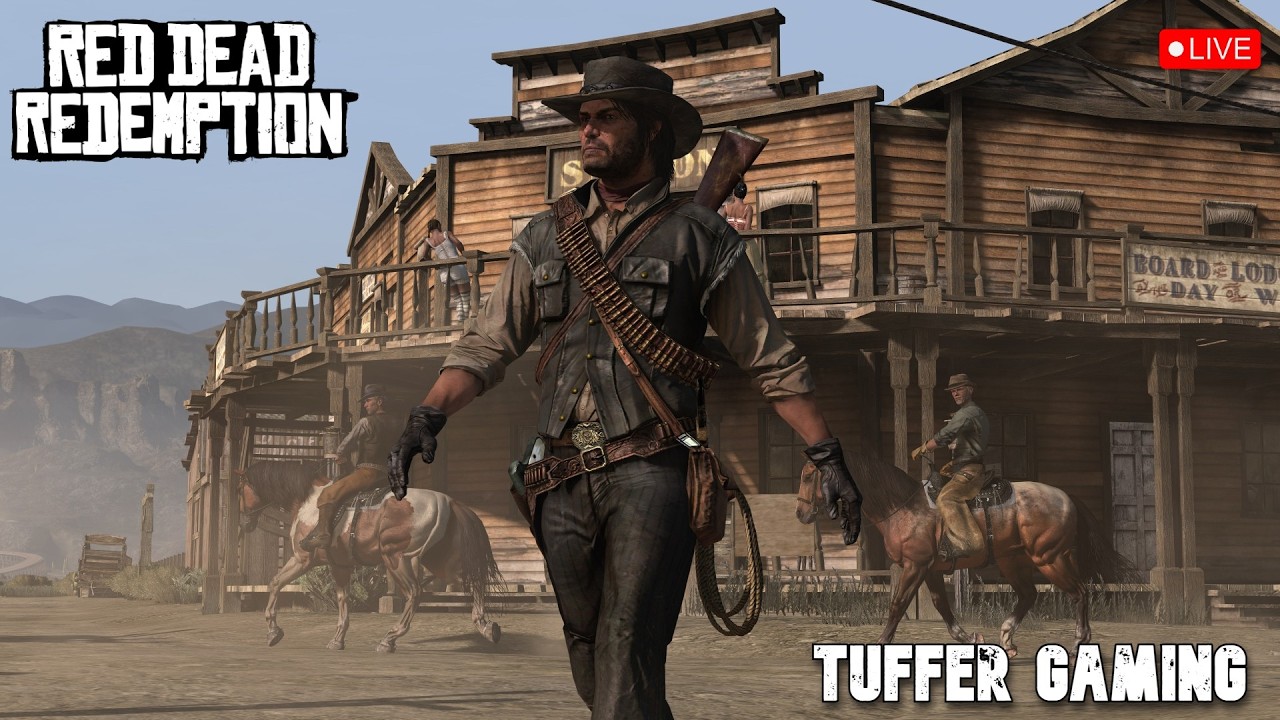 🤠 Red Dead Redemption Live Part 2 | Exploring the Wild West! | Tuffer Gaming