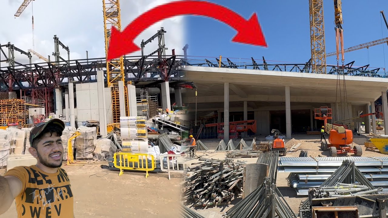 Obras En El Camp Nou a 14/05/2025 El Cambio Lo Que Vies 🙄 |Fani Vlogs