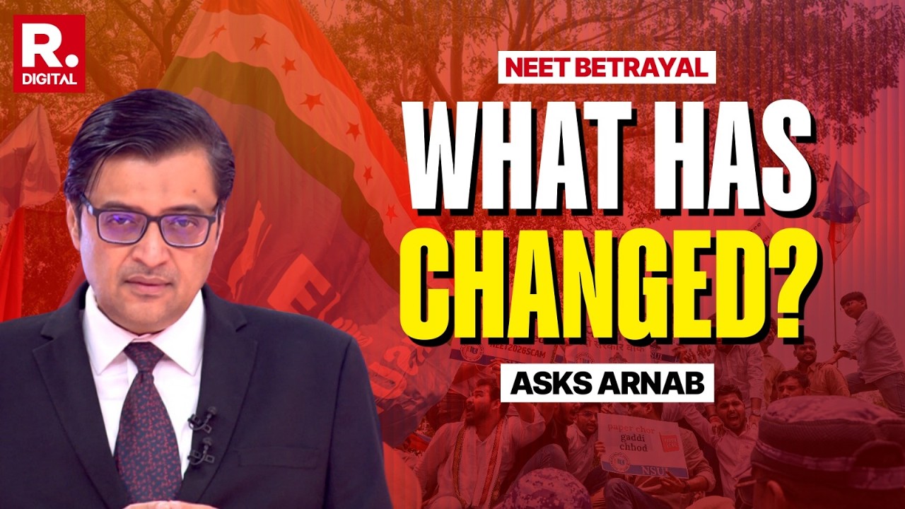 NEET Paper Leak: Arnab Questions The System That Fails To Safeguard Students As Cheats Cash In