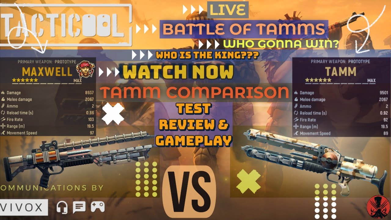 TACTICOOL |  THE NEW TAMM IS OUT.. TEST & REVIEW  !JOIN ME🔥🔴LIVE! #441