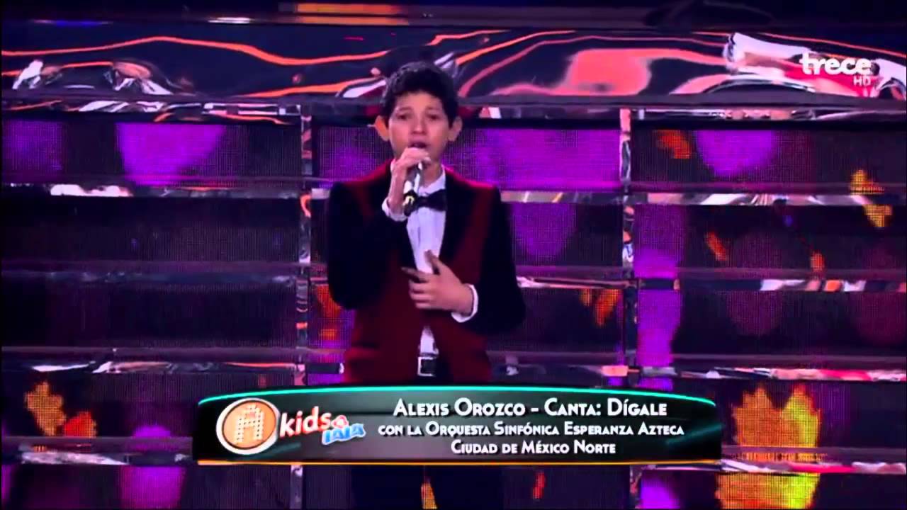 Alexis Orozco - Canta: Dígale - Academia Kids - Cuarto Concierto