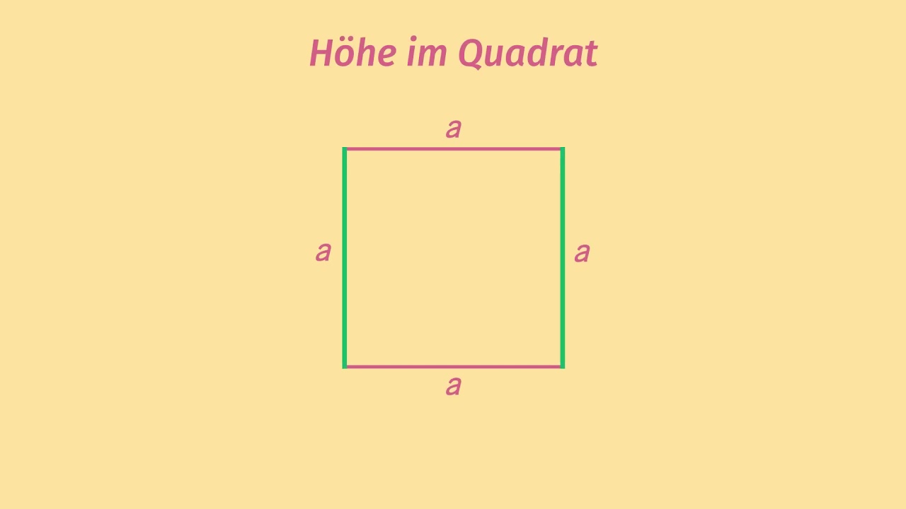 H&ouml;hen in Vierecken einfach erkl&auml;rt | sofatutor