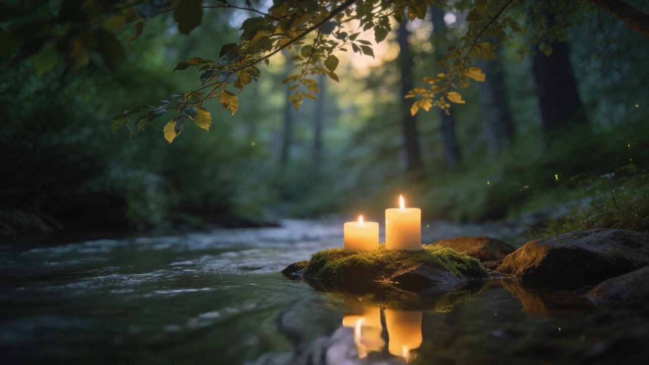 Deep Sleep Music 🌙 Flowing Water & Soft Piano for Emotional Healing & Calm Night ,Relak Magic 1