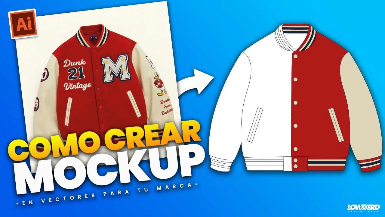&iexcl;La forma m&aacute;s F&Aacute;CIL de dibujar ropa en Adobe Illustrator!
