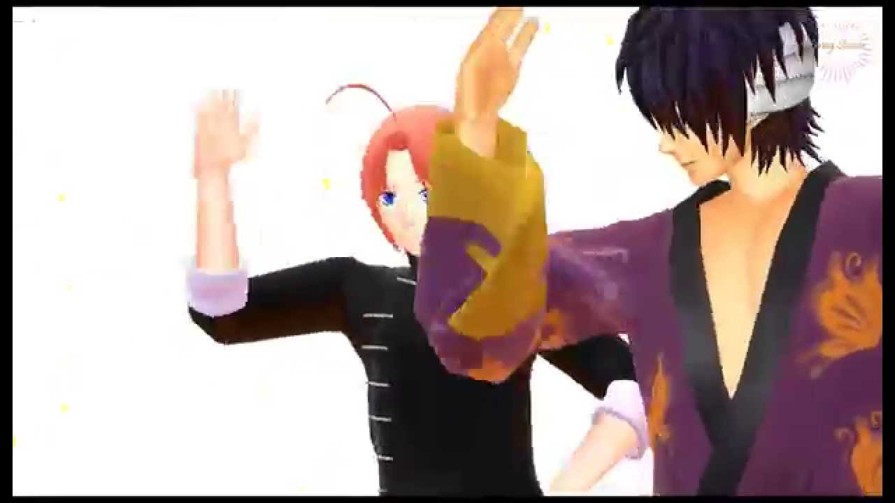 【MMD銀魂】メラメラコンビのSpringShower