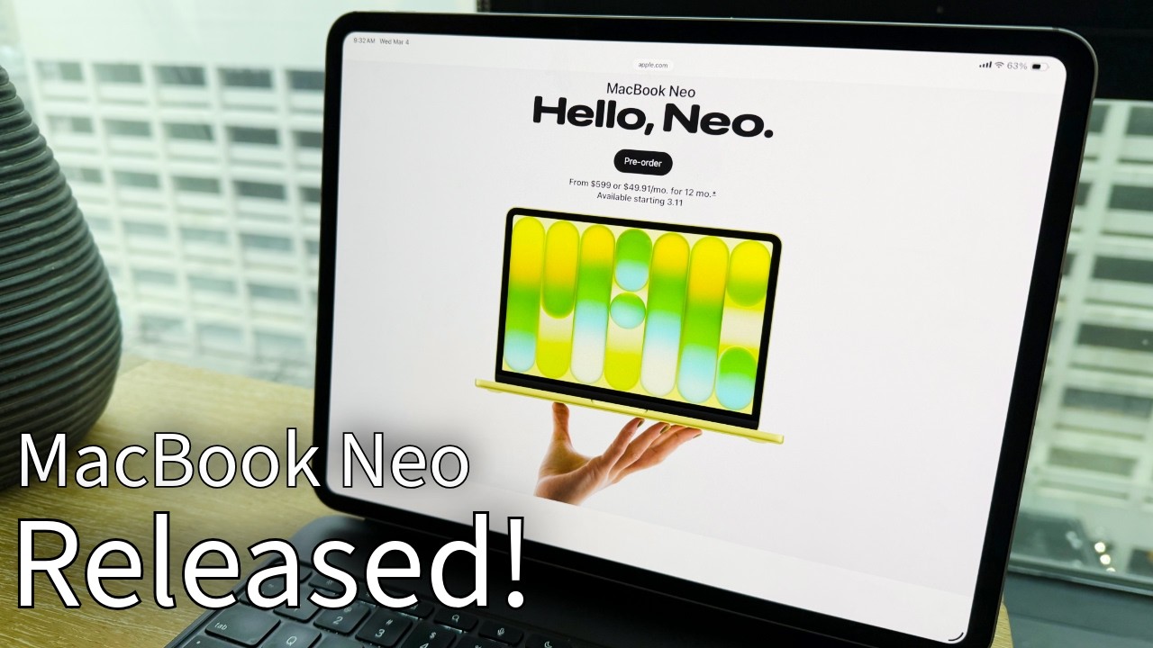 The New MacBook Neo is INSANE!! No compromises. Crazy low price.  Just…wow!
