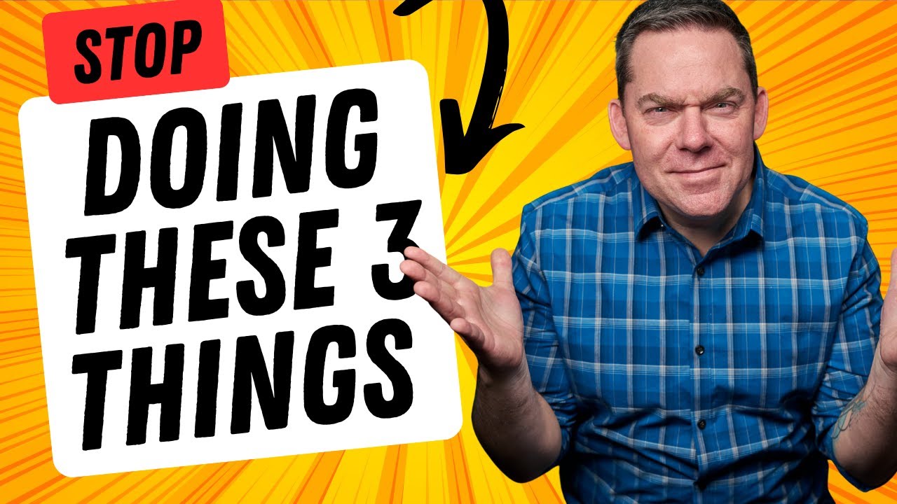 🛑 STOP Doing These 3 Things to Be WILDLY Profitable