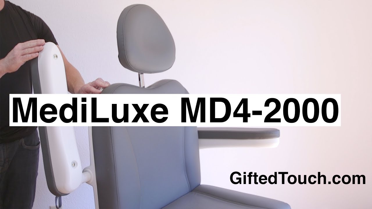 MediLuxe MD4-2000 Deluxe Treatment Chair, Exam Table, and MedSpa Bed