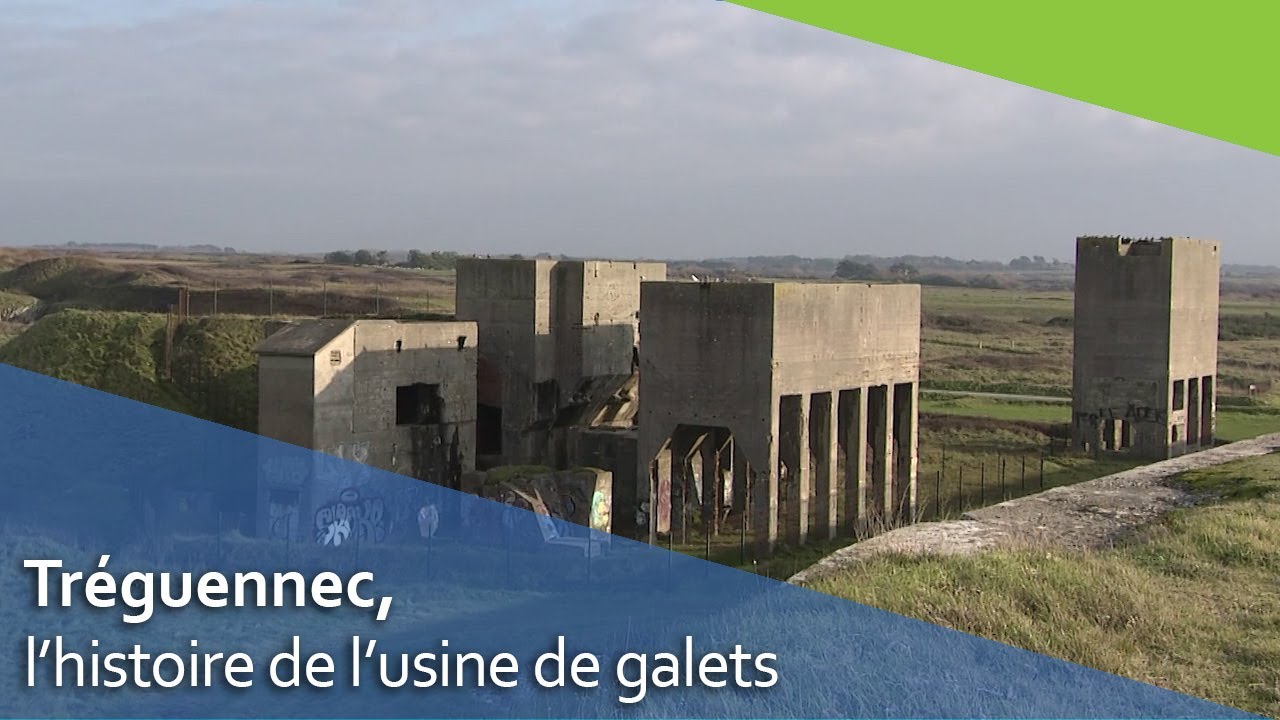 L'usine de concassage de galets &agrave; Tr&eacute;guennec