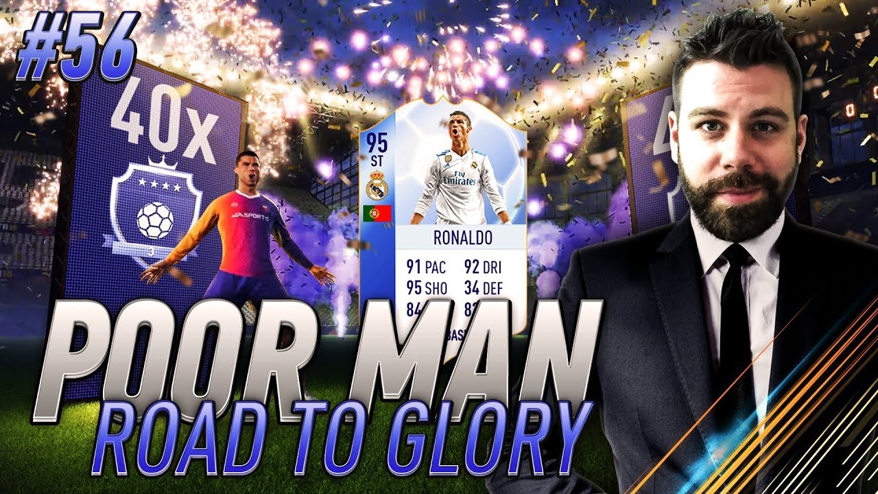 EPIC TOTGS and ELITE FUT CHAMPIONS REWARDS PACK OPENING - Poor Man RTG #56 - FIFA 18 Ultimate Team
