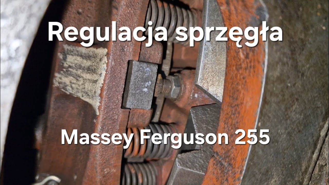 Regulacja sprzęgła (I i II stopień) - MF 255 Ursus 3512