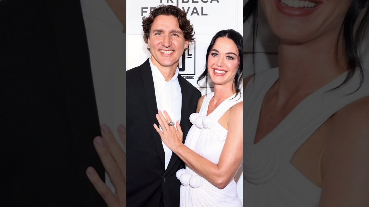 Katy Perry &  former Canadian Prime Minister Justin Trudeau at the Tribeca Film Festival in New York