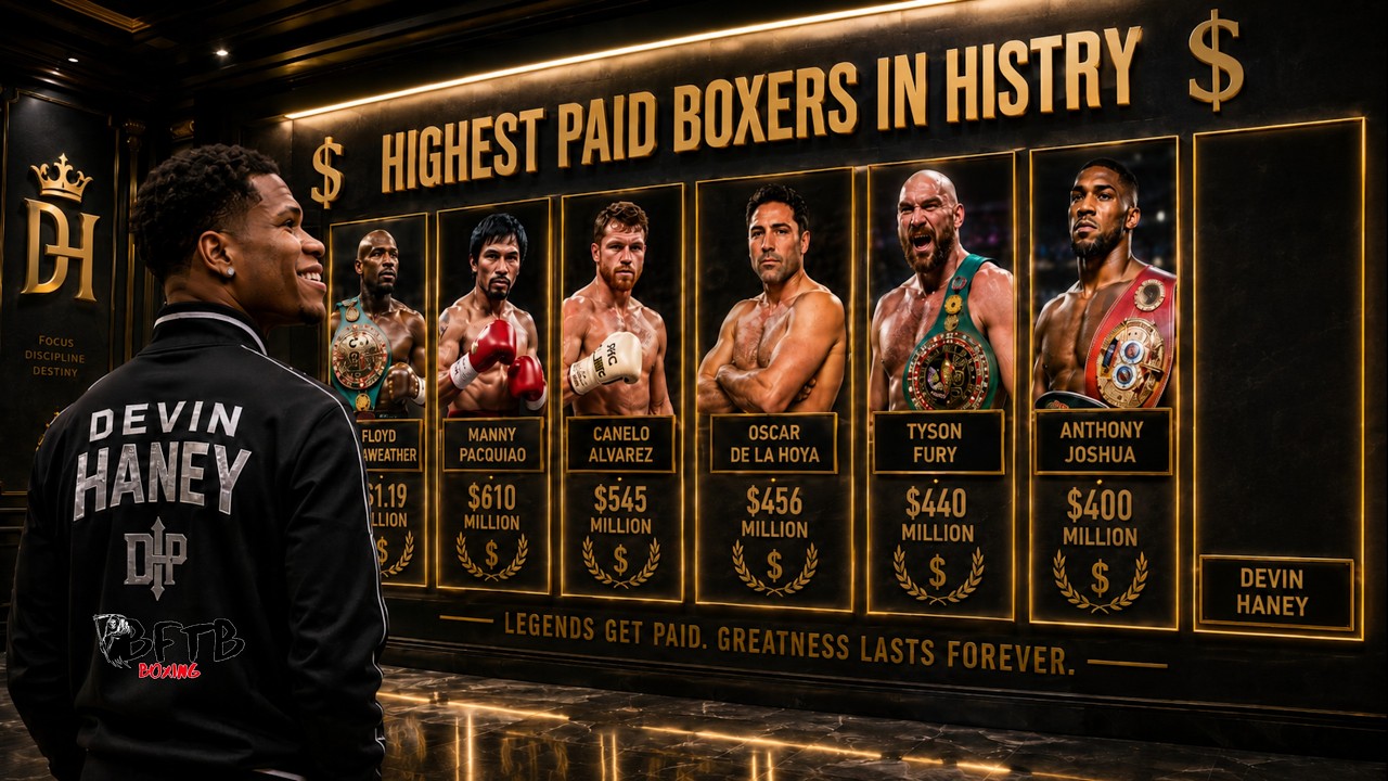 DEVIN HANEY COMPARED TO THE HIGHEST PAID BOXERS IN HISTORY!!