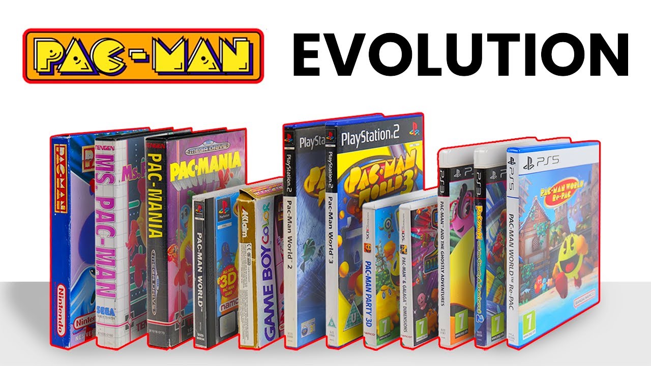 Evolution of Pac-Man Games (1980-2023)