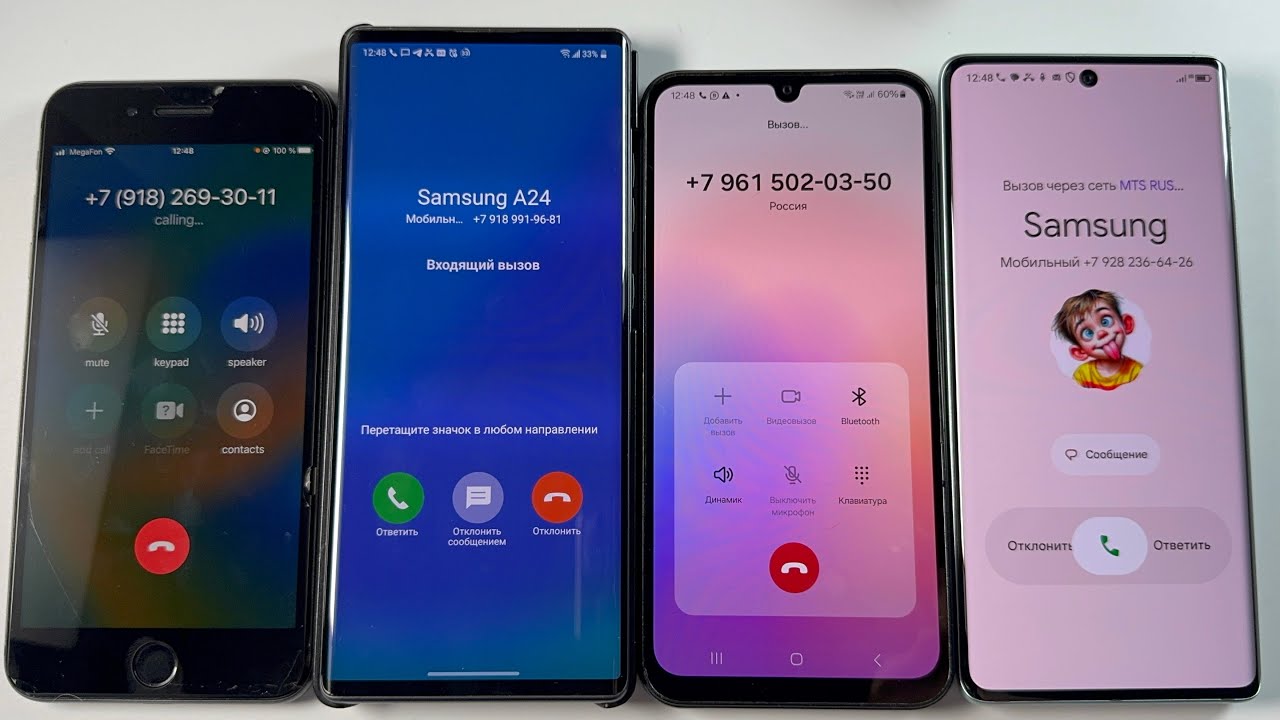 Outgoing Calls LG Wing Samsung A24 + IPhone 8+ , Fosibot S3