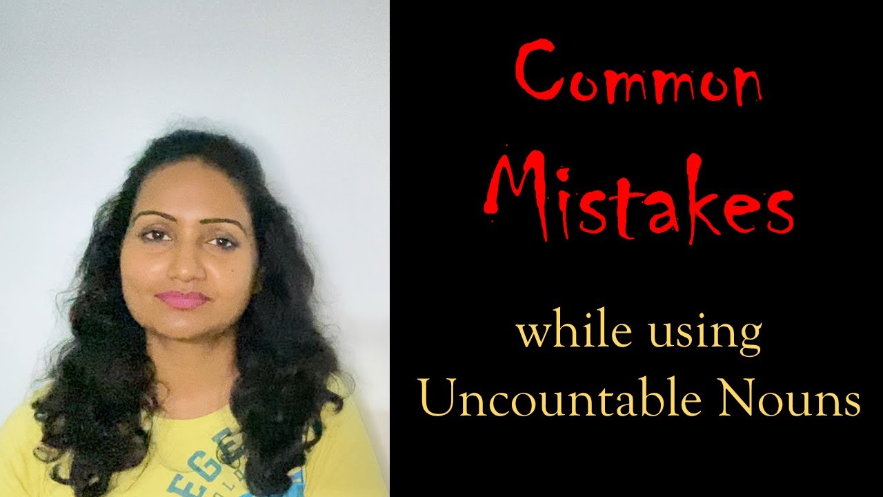 Uncountable Mistakes | Common mistakes while using uncountable nouns #commonmistakes  #learnenglish