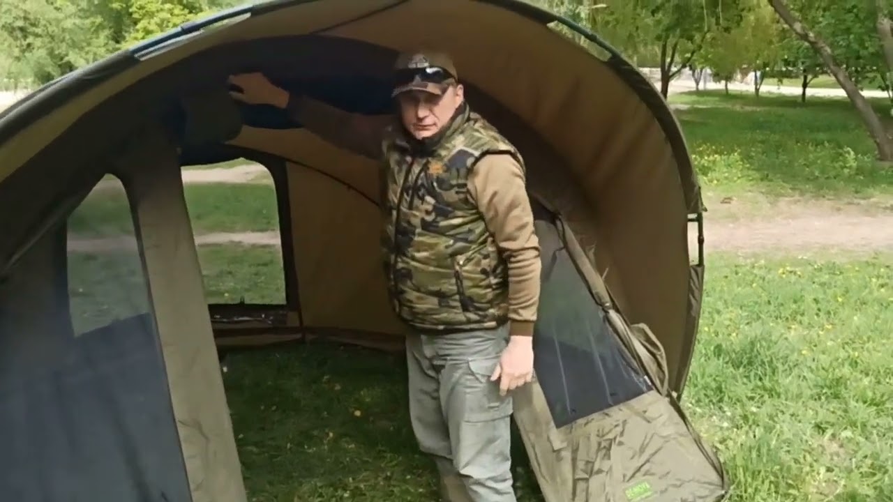 Представляем Вашему вниманию улучшенную версию палатки  De-Nova Carp Tackle XL 2-3 Man.