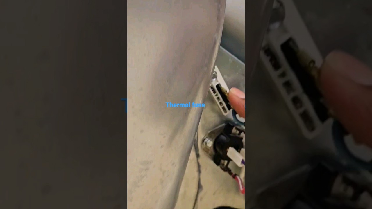 Whirlpool Dryer is not running.  How to check the thermal fuse