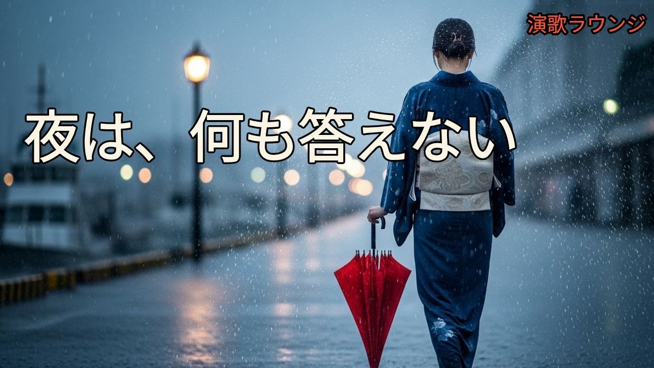 夜は、何も答えない｜港町の雨・語られぬ想い｜60-70年代 正統派演歌 全10曲 vol.88