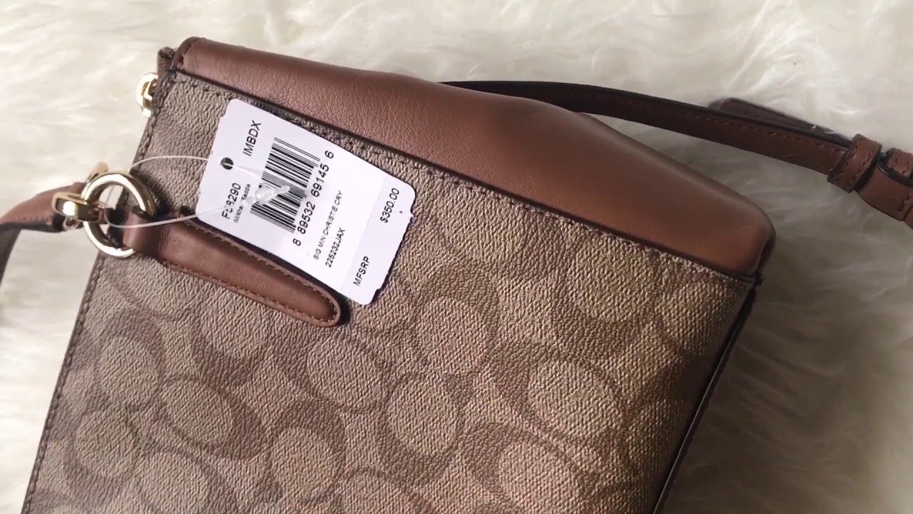 Coach christie bag authentic detail