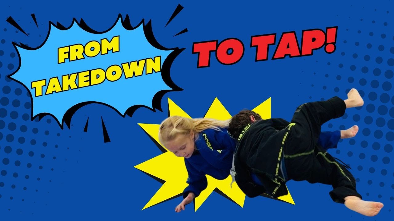 Learn a Powerful BJJ Combo: Single Leg to Mount & Diamond Choke (For Kids!)