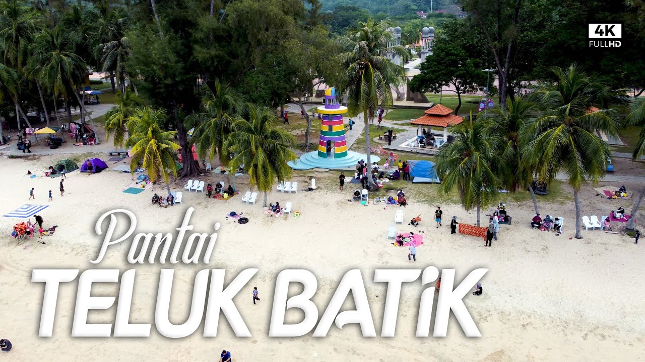 Pantai Teluk Batik, Lumut, Perak | Campsite Pantai Teluk Batik (4k Video)