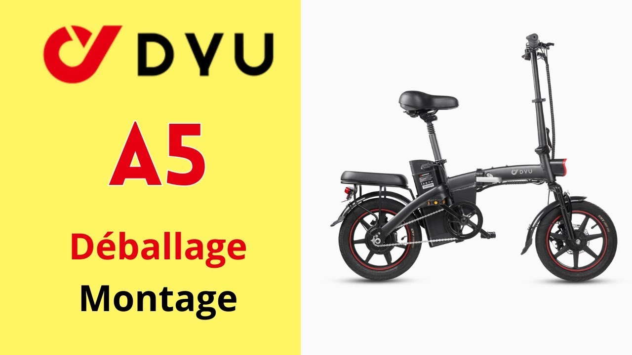 Déballage Montage Mini Vélo Électrique Pliable DYU A5