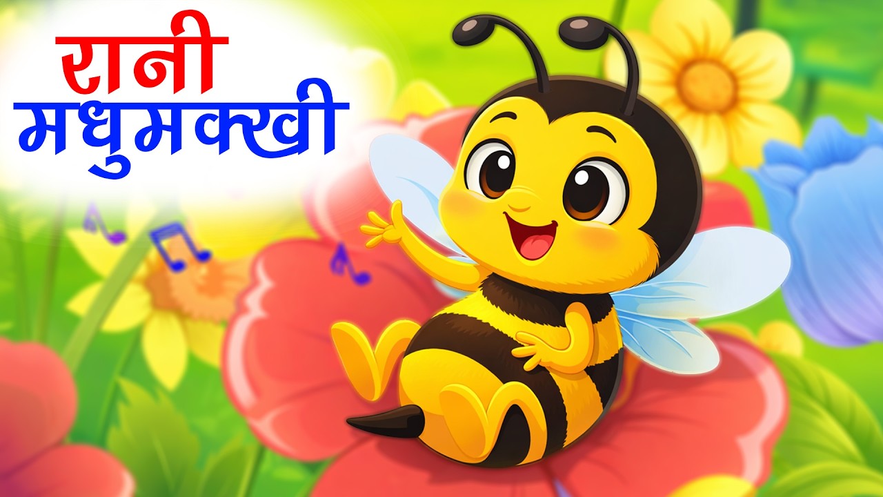रानी मधुमखी | Rani Madhumakhi 🐝 + Many More Popular Rhymes For Kids | Hindi Rhymes
