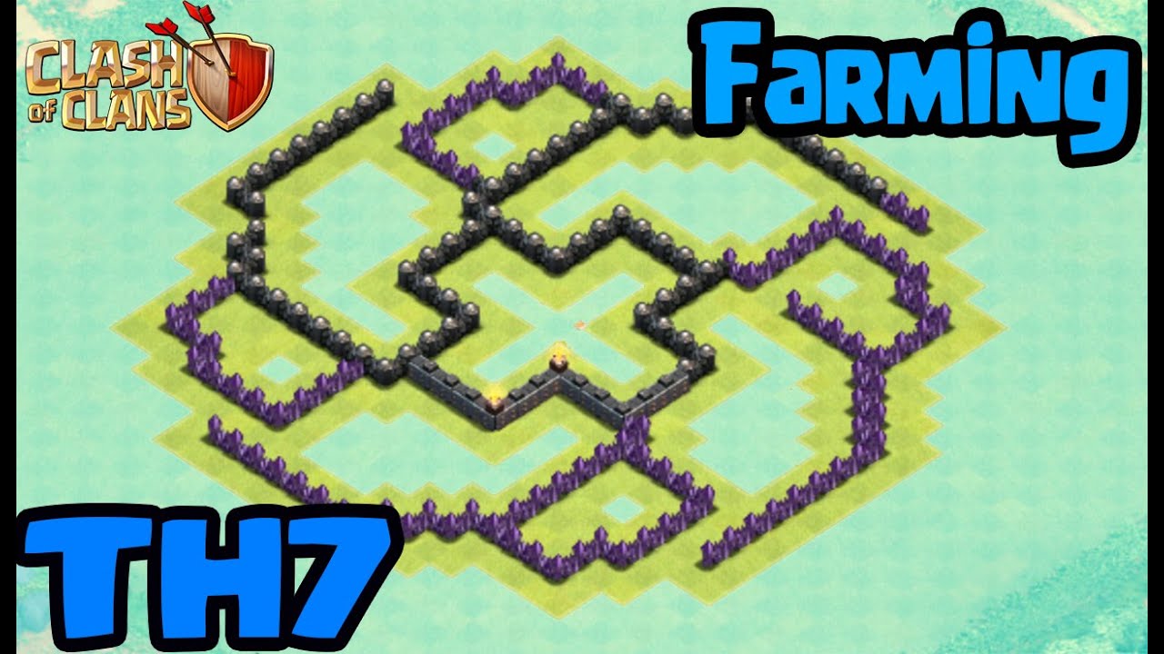 [BEST] TH7 Farming base - Clash of Clans