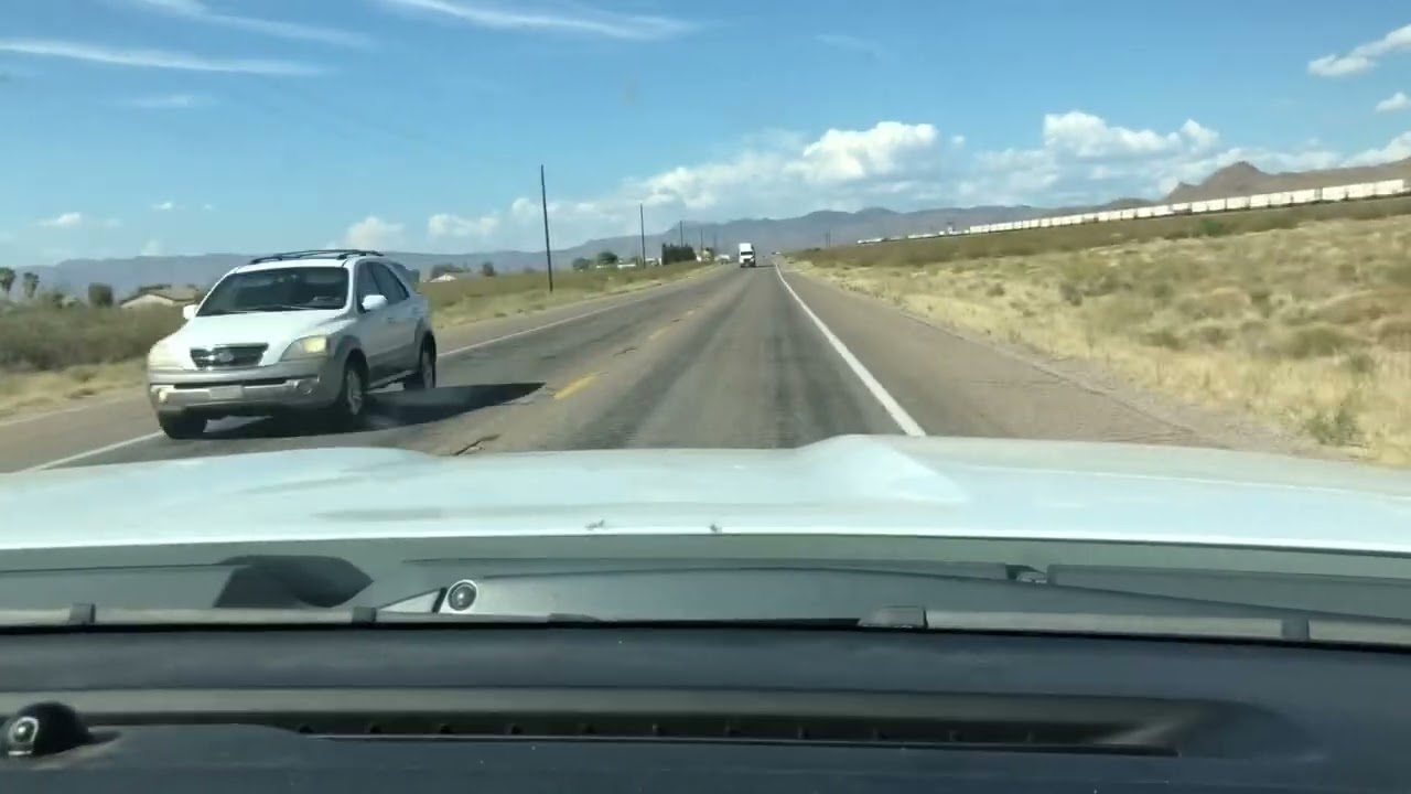 Route 66 drive from Kingman Arizona to Valle Vista Arizona.