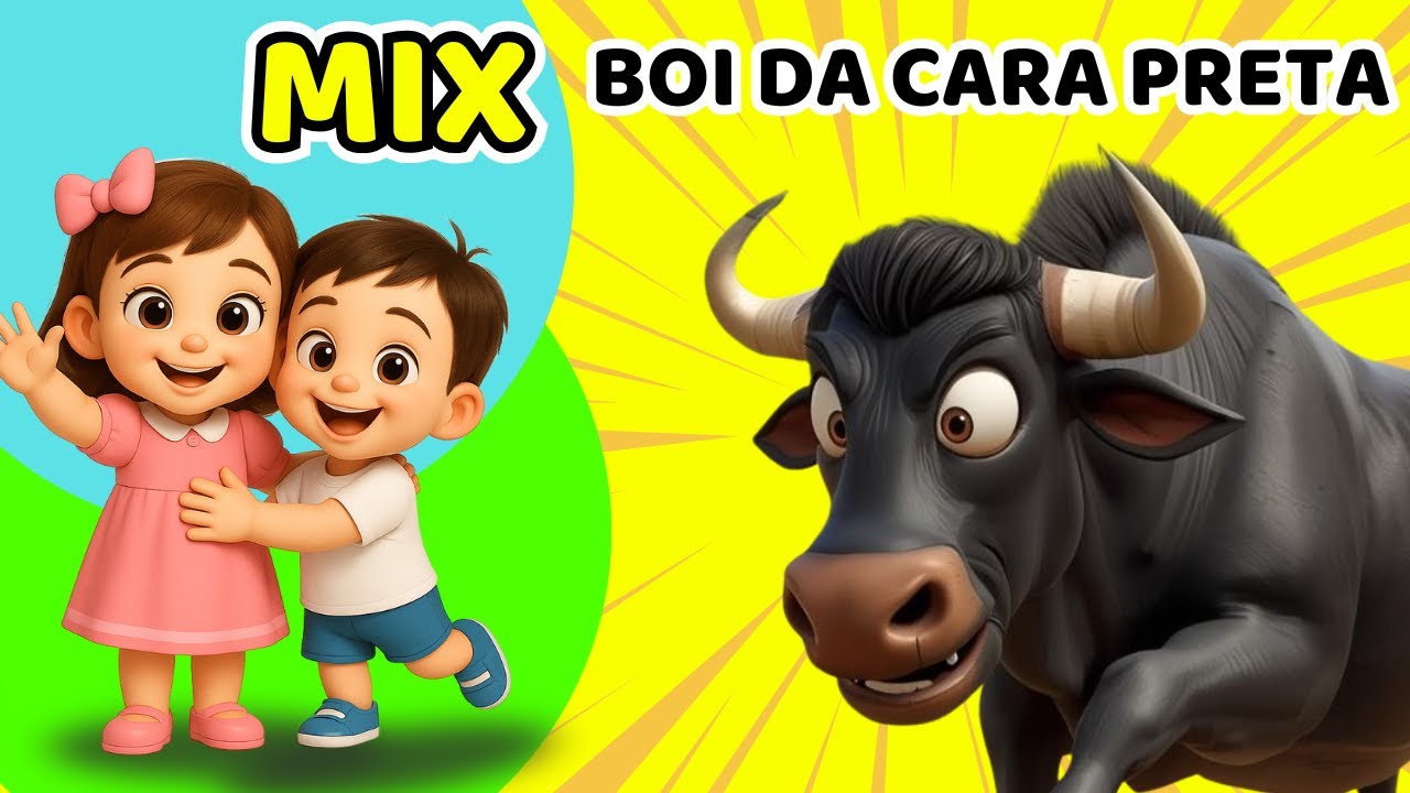 MIX - As Melhores do Boi da Cara Preta | COLETÂNEA MÚSICAS INFANTIS    com Raul e Lena 2  #infantil