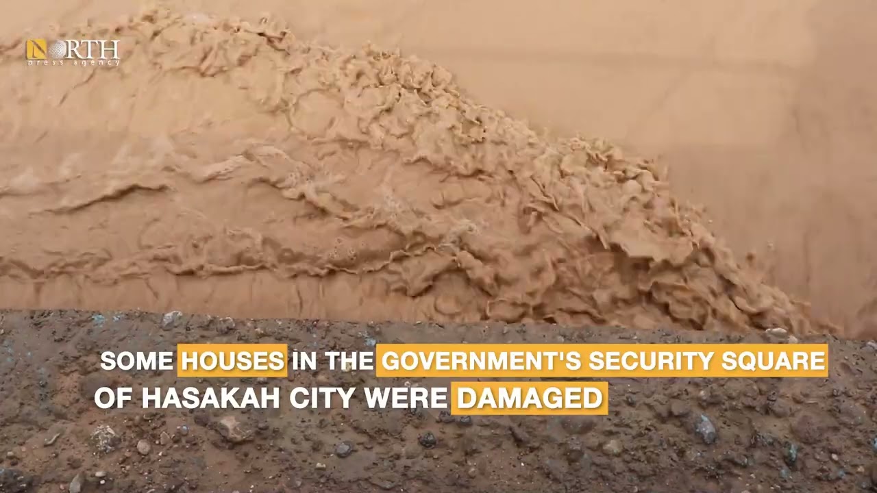 Khabur River floods in Syria's Hasakah