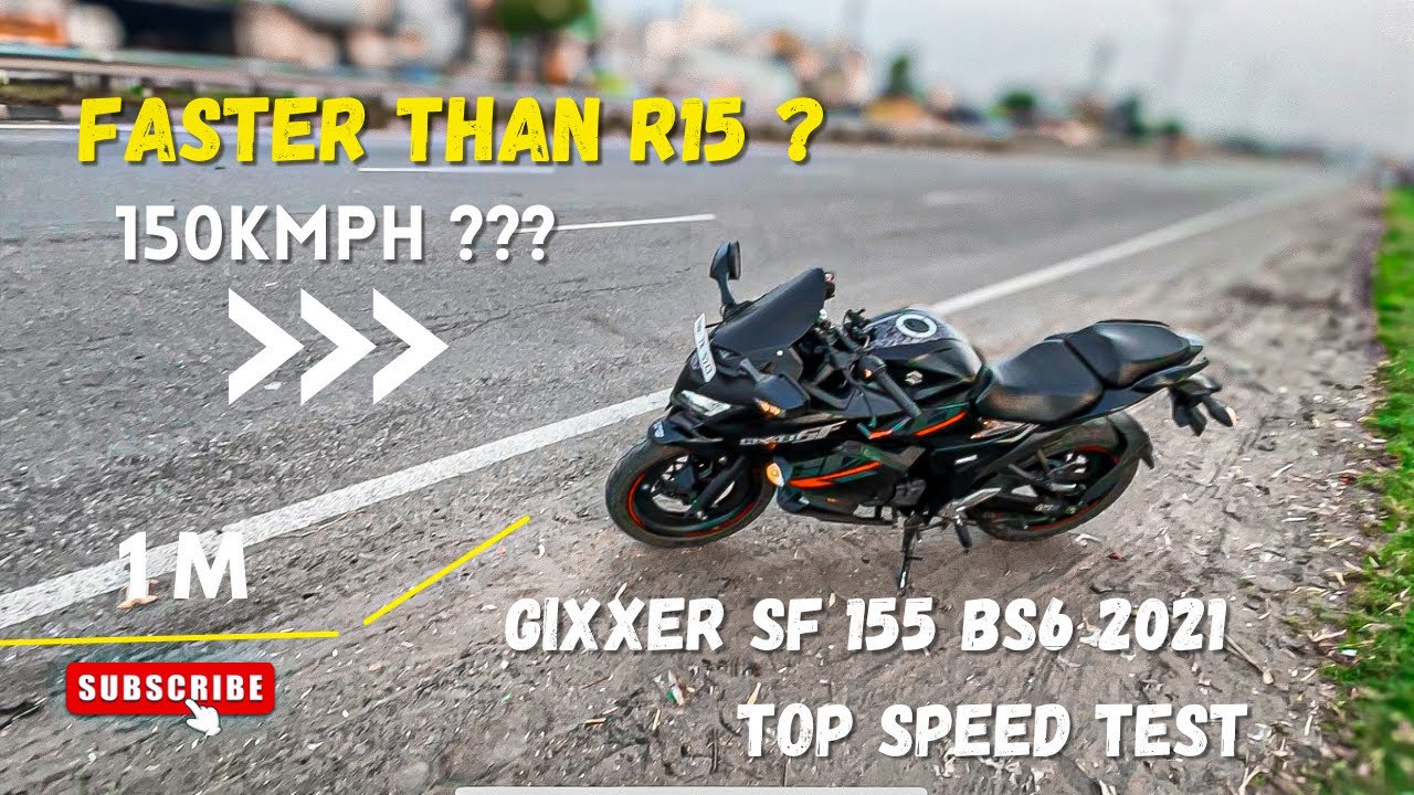 Gixxer SF 155 Top Speed Test | Hyper Ride with Friend 🏍️🔥 #topspeed #suzukigixxersf #155