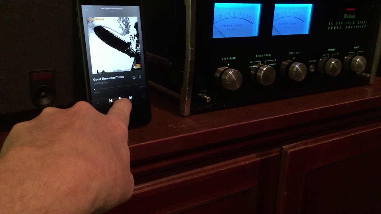 McIntosh MC-2105 Demo with Led Zeppelin