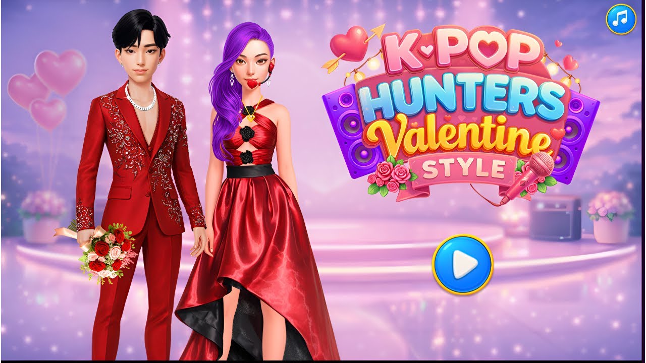 Обзор и прохождение игры K-Pop Hunters Valentine Style #игры #геймплей #прохождениеигры #гик
