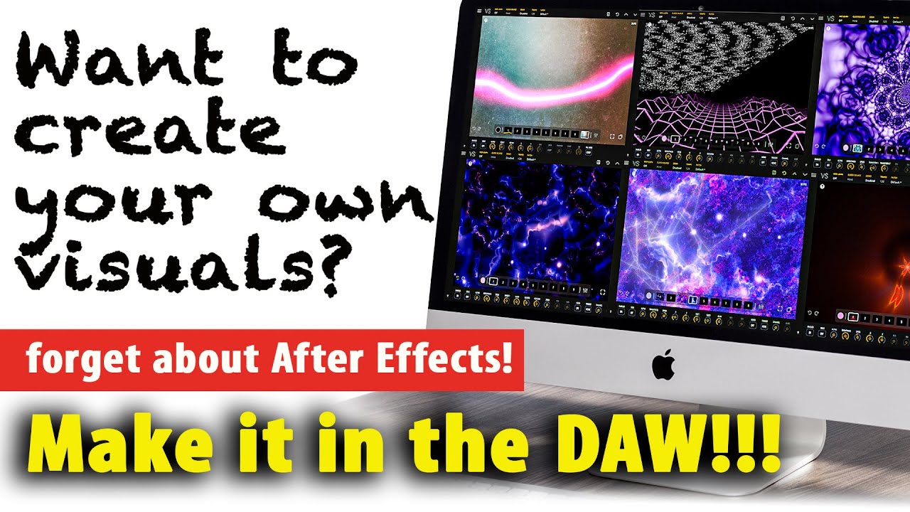 Visual synthesizer in your DAW!