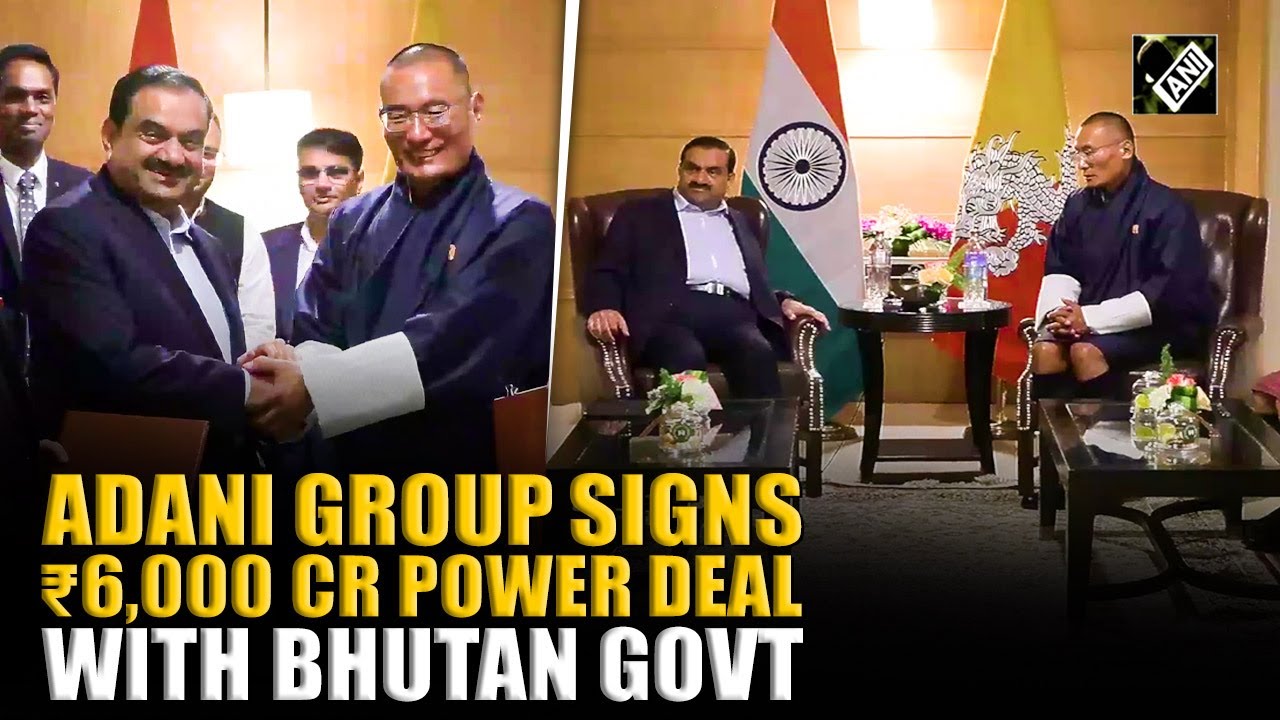 Adani Power, Bhutan’s Druk Green sign agreements for 570 MW Wangchhu Hydro Project