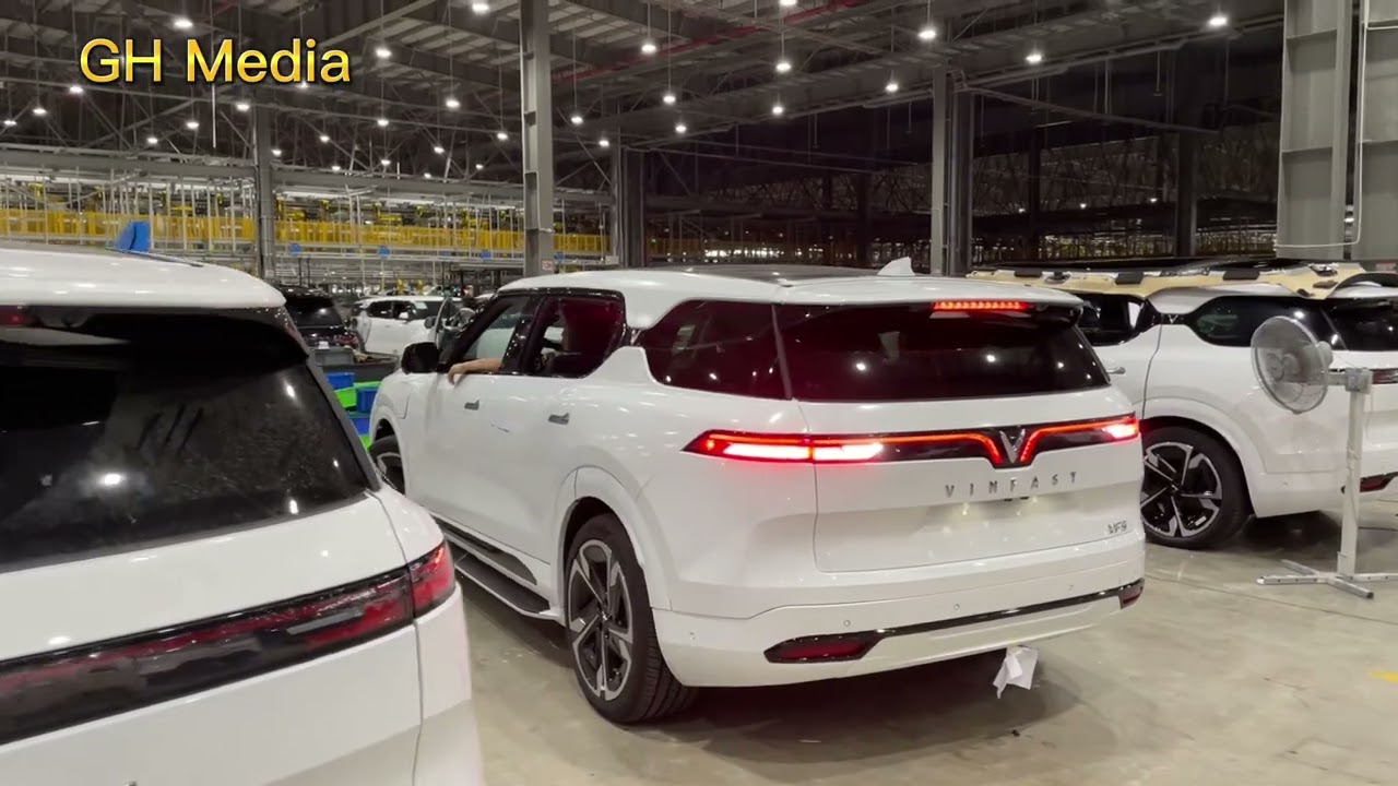 Chi tiết nhà máy vinfast lắp ráp VF8 và VF9 (P3) | Details of vinfast factory assembling VF8 and VF9