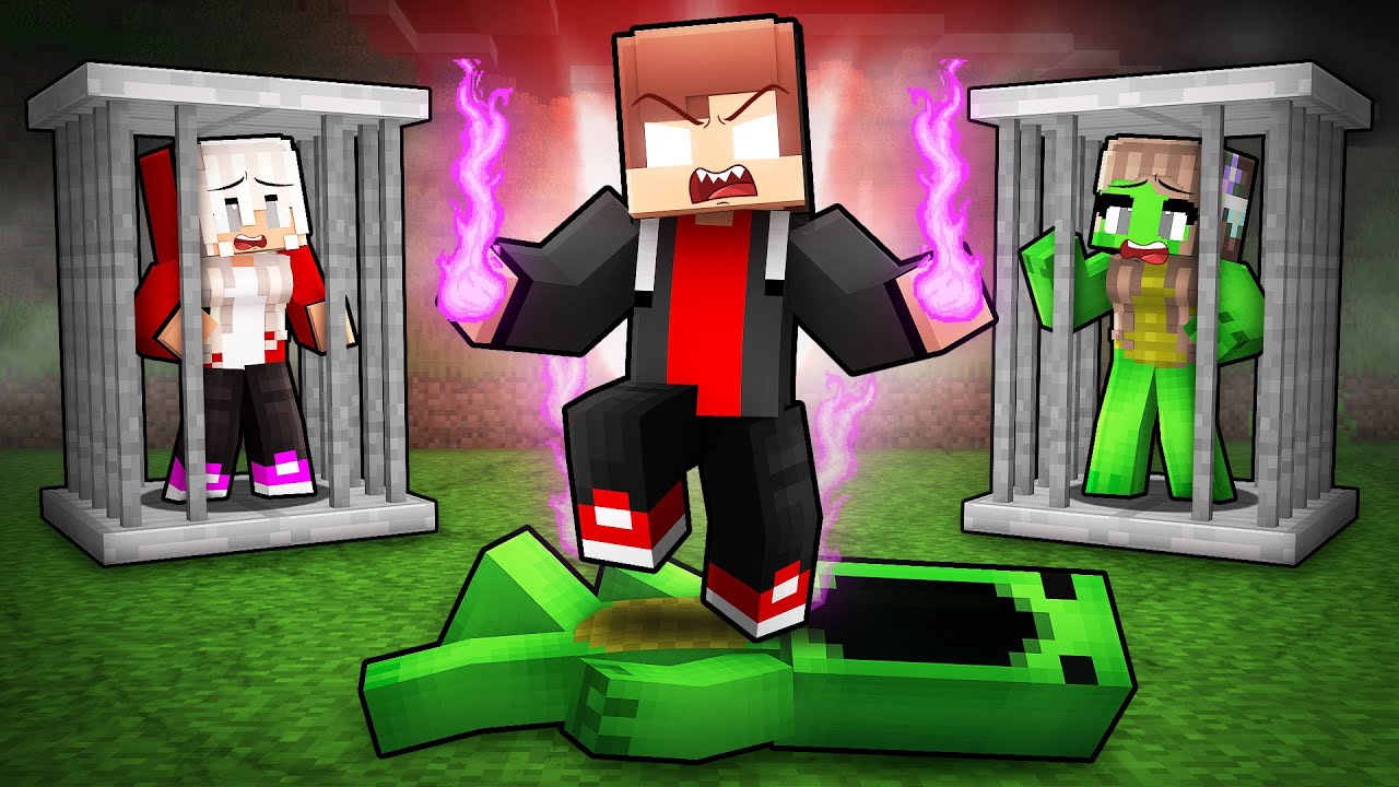 Dark JJ vs FAKE MIKEY - Maizen Minecraft Animation