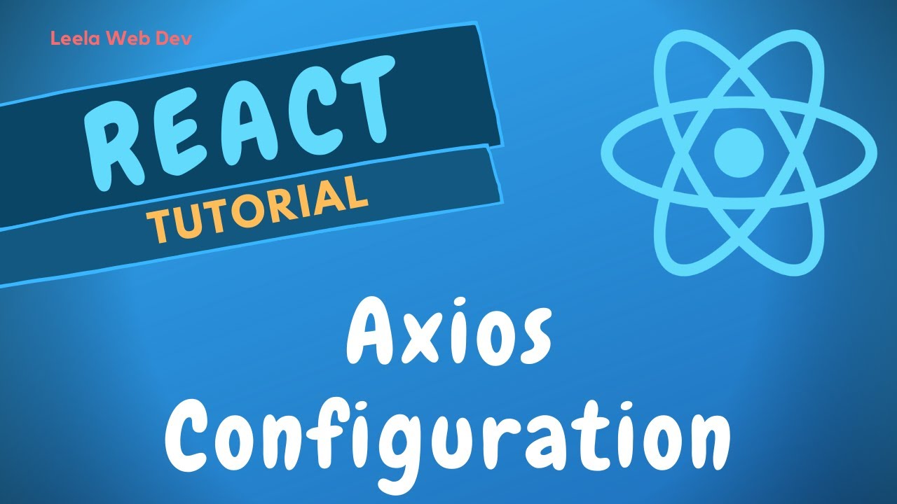 45. Настройка конфигурации Axios в React. Создайте собственный экземпляр Axios для конфигурации в...