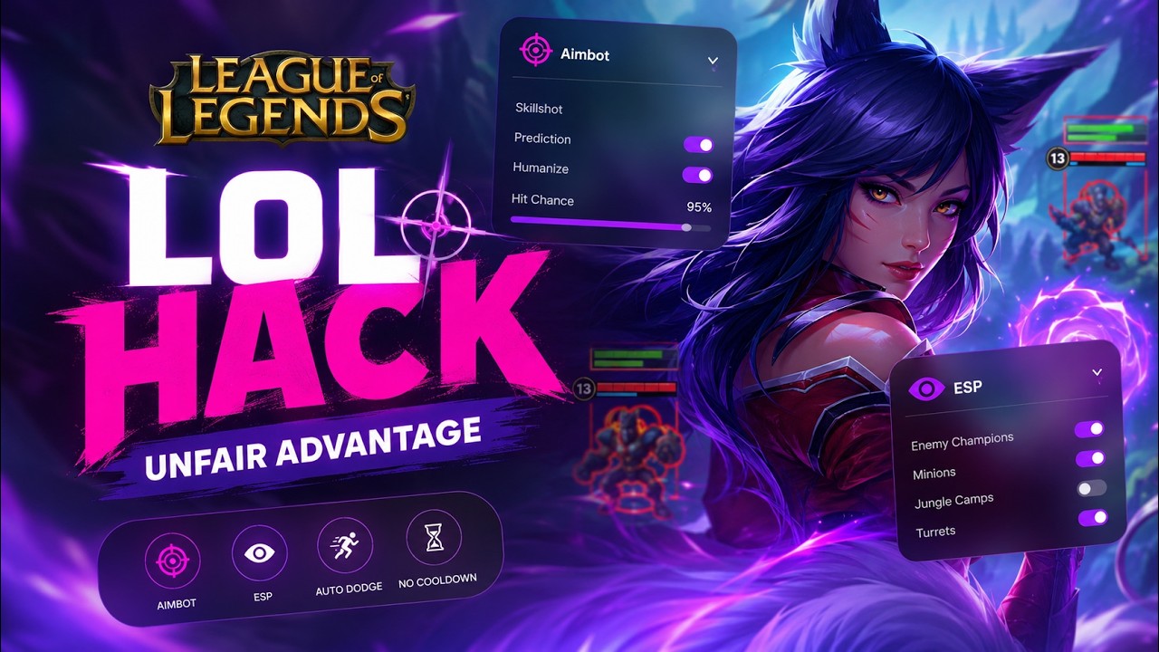 League of Legends Hack 2026 - Map Hack + Skin Changer - Free LOL Cheat PC