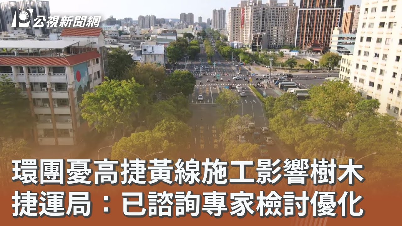 環團憂高捷黃線施工影響樹木 捷運局：已諮詢專家檢討優化｜20260203 公視午間新聞