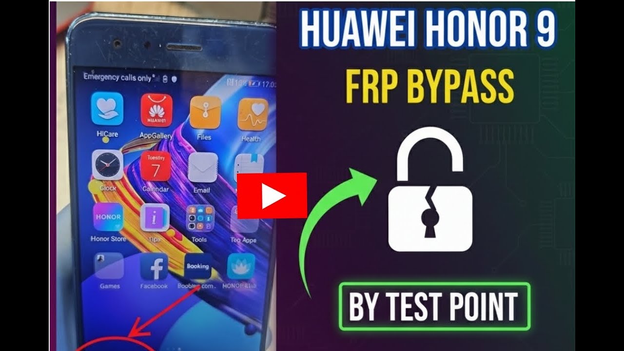 Huawei Honor 9 FRP Bypass: Unlock Google Account By - Test Point | STF-L09/L19 -All Security Patches