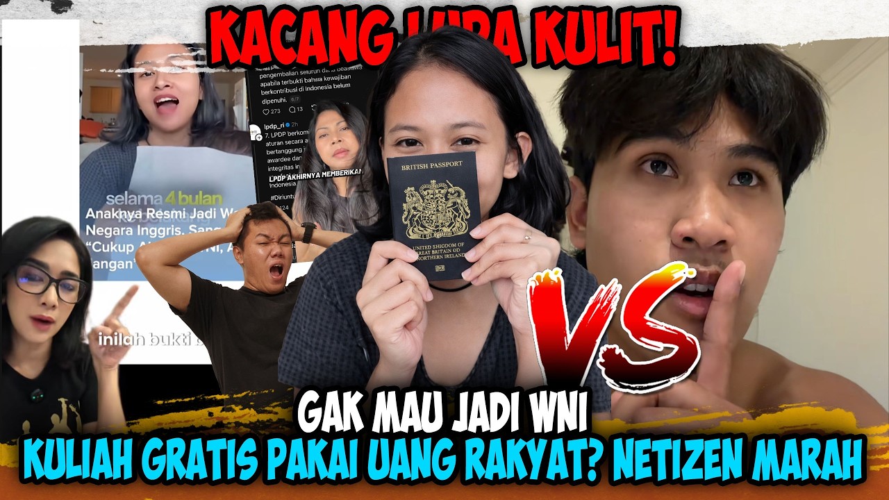 VIRAL! Gak Mau Jadi WNI, Anak Paspor Asing & Kuliah Pakai Uang Negara – Netizen Marah